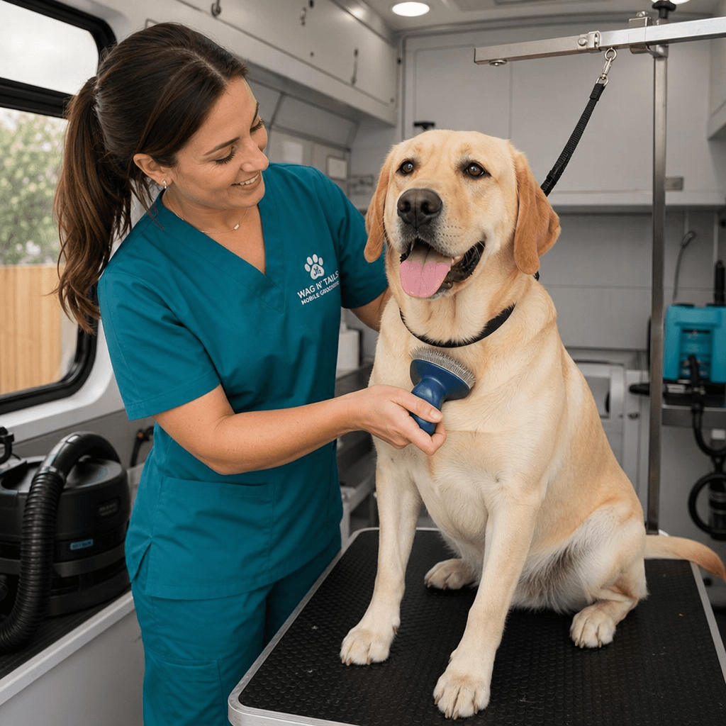 Husky bath and de-shed — Huntersville NC