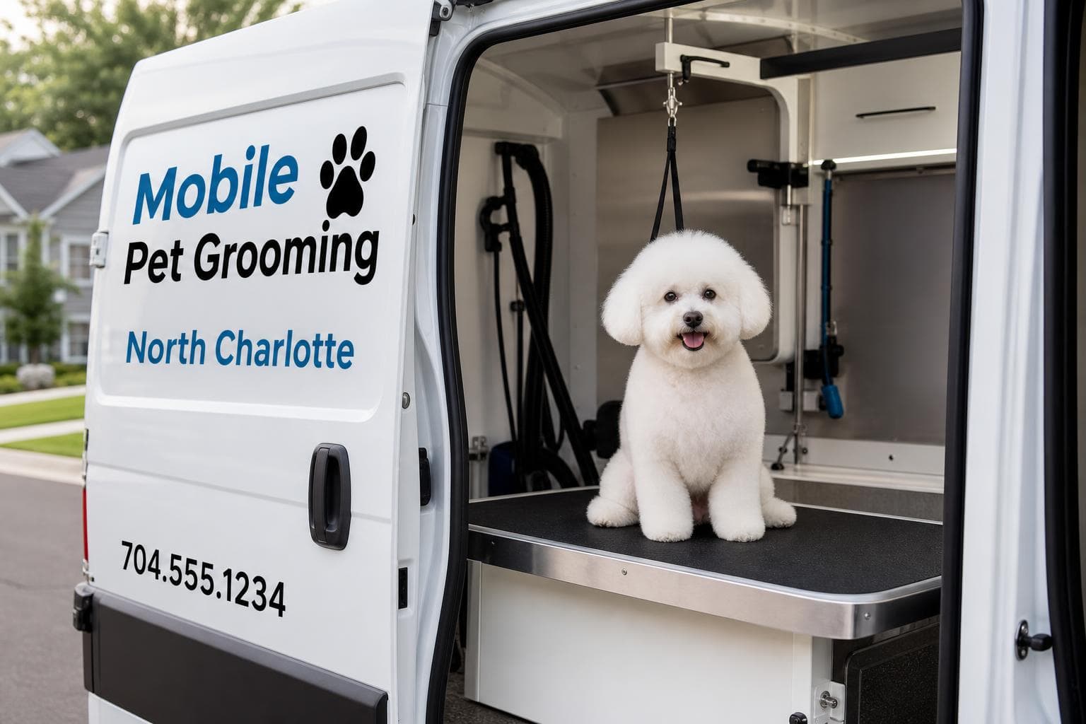 Cavalier King Charles full groom — Cornelius NC