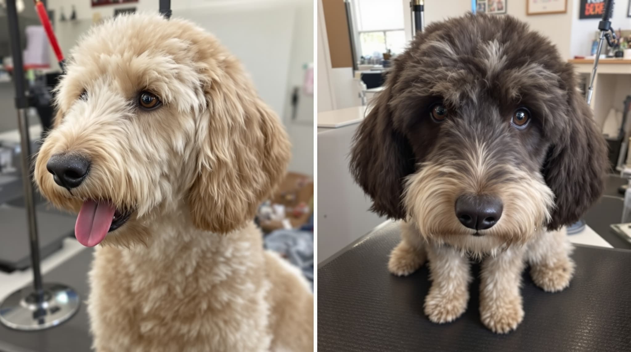 Doodle after full groom